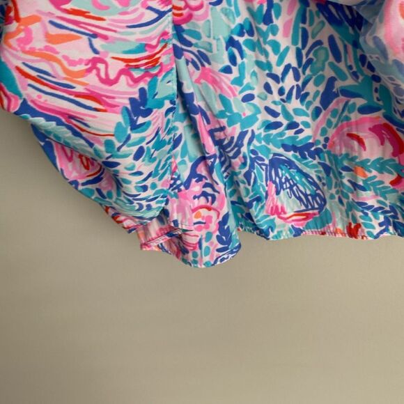 Lilly Pulitzer Treasure Trove Zana Skort Romper - Picture 5 of 9
